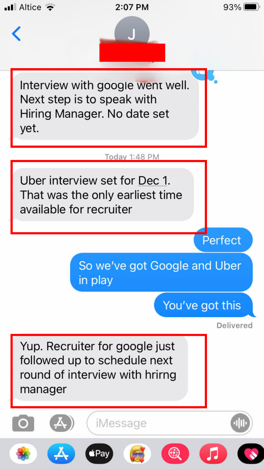 Client testimonial